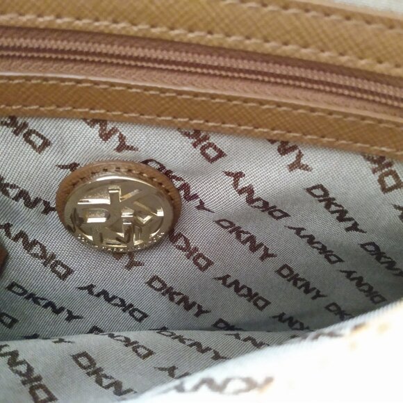 DKNY Burgundy Leather and Haircalf Clutch - NWT - Picture 7 of 11